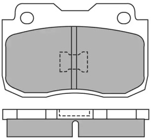 Комплект тормозных колодок AISIN ASN-2119